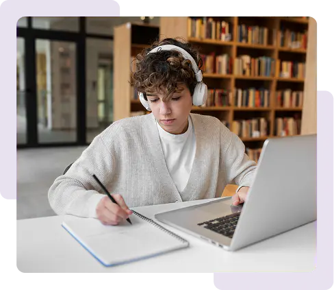 Language lab in school