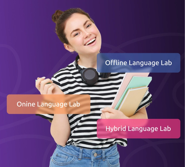 Online language lab