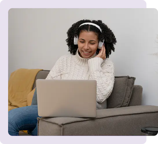 Students in language lab